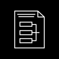 Infographic Line Inverted Icon Design vector
