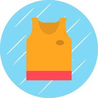 Tank Top Flat Circle Icon Design vector