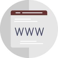 Web Page Flat Scale Icon Design vector