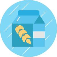 Flour Flat Circle Icon Design vector