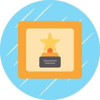 Frame Flat Circle Icon Design vector