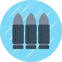 Bullet Flat Circle Icon Design vector