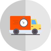 Fast Delivery Flat Scale Icon Design vector