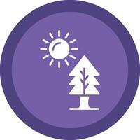 Sun Line Shadow Circle Icon Design vector