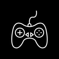 Controller Line Inverted Icon Design vector