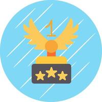 Wings Flat Circle Icon Design vector