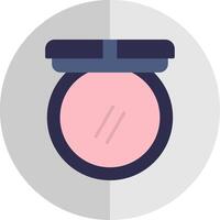 Blush Flat Scale Icon Design vector