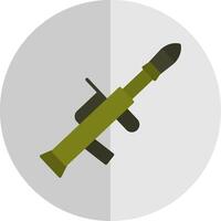 Gun Flat Scale Icon Design vector