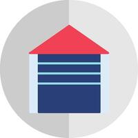 Garage Flat Scale Icon Design vector