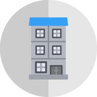 apartamento plano escala icono diseño vector