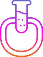 Science Line Gradient Icon Design vector