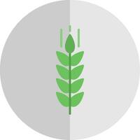 Wheat Flat Scale Icon Design vector
