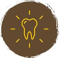 Dental Care Line Gradient Icon Design vector