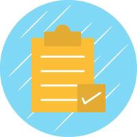 Directory Submission Flat Circle Icon Design vector