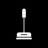 Cleaner Glyph Inverted Icon Design vector