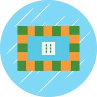 Board Games Flat Circle Icon Design vector
