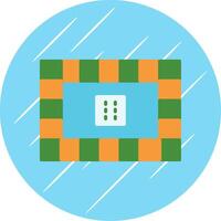 Board Games Flat Circle Icon Design vector