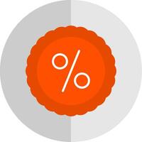 Discount Flat Scale Icon Design vector