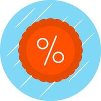Discount Flat Circle Icon Design vector