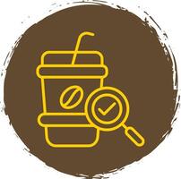 Coffee Line Gradient Icon Design vector