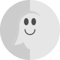 Ghost Flat Scale Icon Design vector