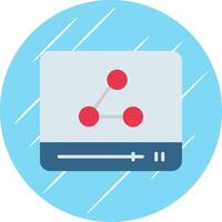 Flat Circle Icon Design vector