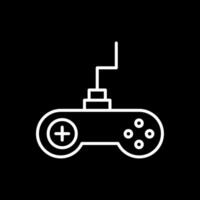 Gaming Line Inverted Icon Design vector