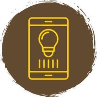Smartphone Line Gradient Icon Design vector