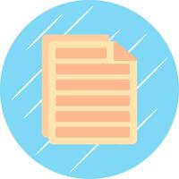 File Flat Circle Icon Design vector