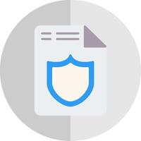 Document Flat Scale Icon Design vector