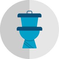 Wc Flat Scale Icon Design vector