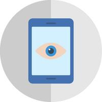 Smartphone Flat Scale Icon Design vector