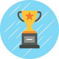 Award Flat Circle Icon Design vector