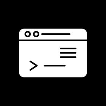 glifo de comando invertido multi circulo glifo invertido icono diseño vector