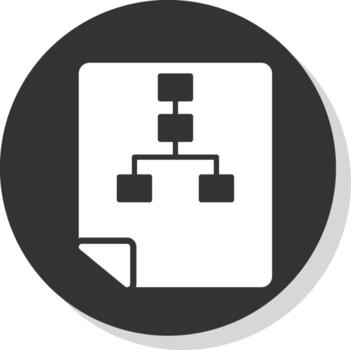 TimeLine Circle Multi Circle Glyph Shadow Circle Icon Design vector