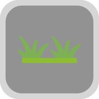Grass Flat round corner Icon Design vector