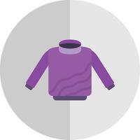 Sweater Flat Scale Icon Design vector