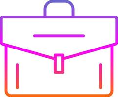 Portfolio Line Gradient Icon Design vector
