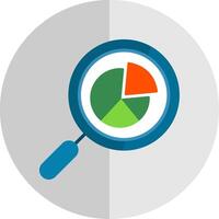 Seo Search Flat Scale Icon Design vector