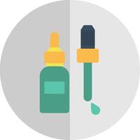 Serum Flat Scale Icon Design vector