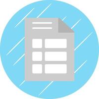 Menu Flat Circle Icon Design vector