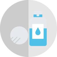 Makeup Remover Flat Scale Icon Design vector