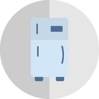Refrigerator Flat Scale Icon Design vector