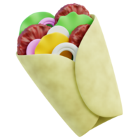 Kebab 3D Icon png