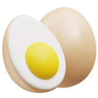 ägg 3d ikon png