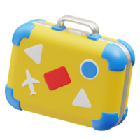 resväska 3d ikon png