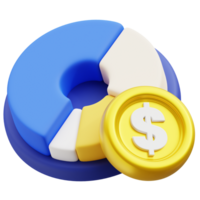 Pie Chart 3d icon png