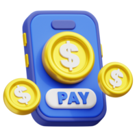 Pay 3d icon png