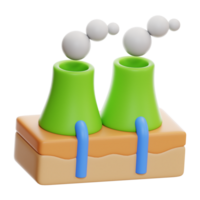 Geothermal Energy 3d icon png