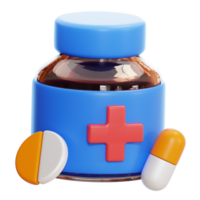 medicina 3d icono png